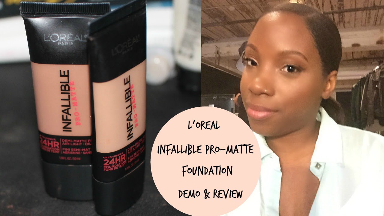 l oreal infallible pro matte foundation review