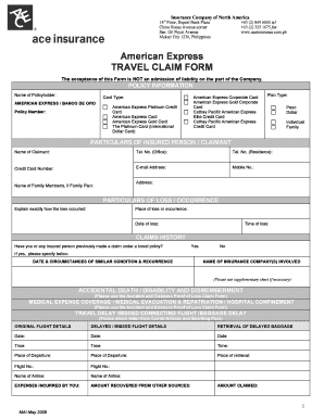 american express travel insurance claim review