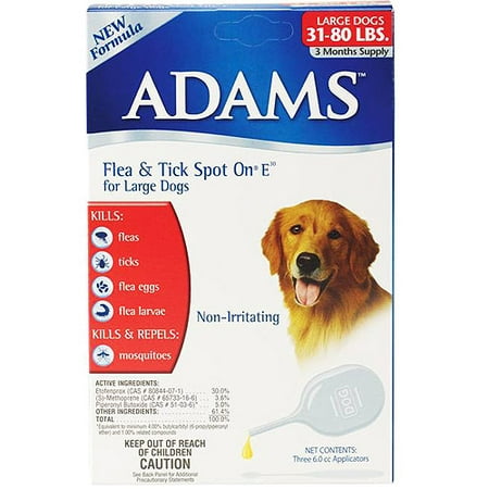 adams flea and tick spot on for dogs reviews