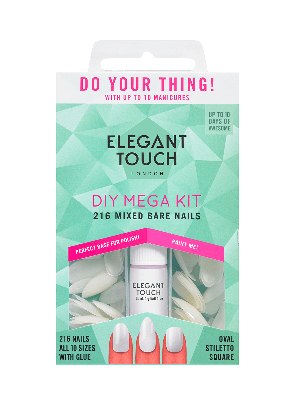 elegant touch totally bare nails review