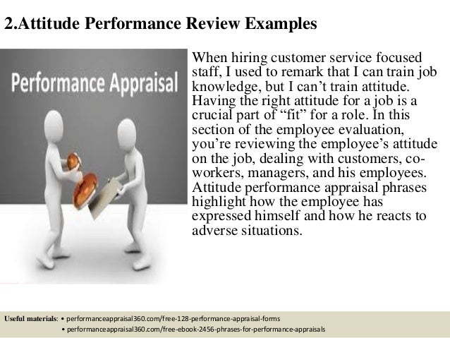 Excellent Customer Service Performance Review Phrases