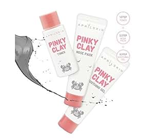 april skin pinky clay nose pack review